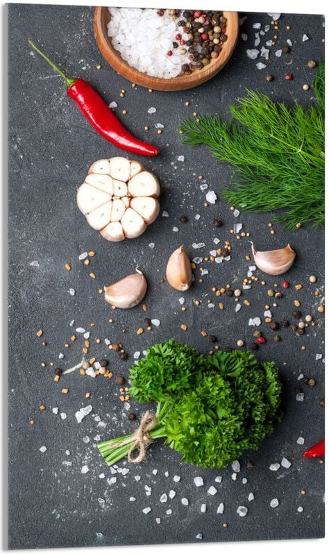 Glasschneidebrett 30x52 Schiefer