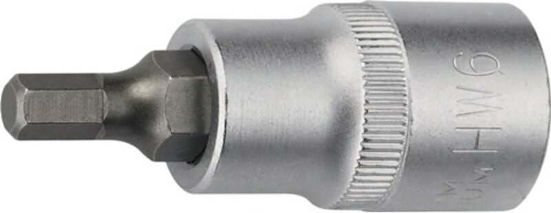 Steckschlüsseleinsatz SW10mm 1/2Zoll L.55mm Innen-6KT Promat f.4KT-Antrieb