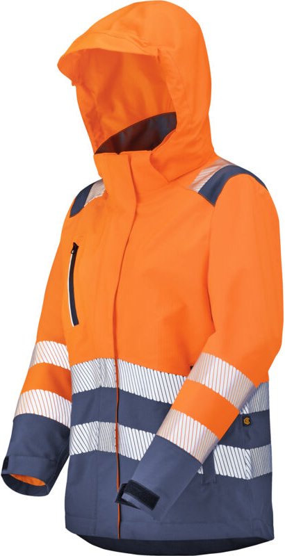 Parka Hv Damen Irma Orange Fluo/navy S