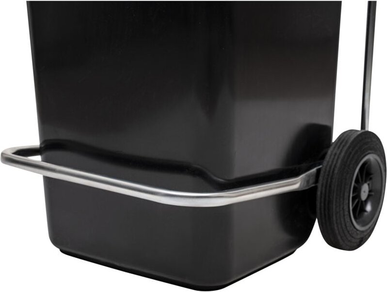 Fußpedaldeckelöffner für Müllgroßbehälter 240 l, leicht nachrüstbar, ohne Bohren - Stier