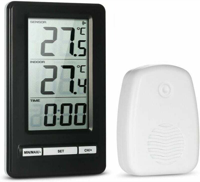 Drahtloses digitales LCD-Innen- und Außenthermometer zur Temperaturmessung