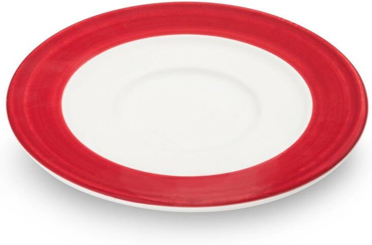 Gmundner Keramik - Variation Bordeauxrot, Untert. Kaffee Gour.(Ø16cm)