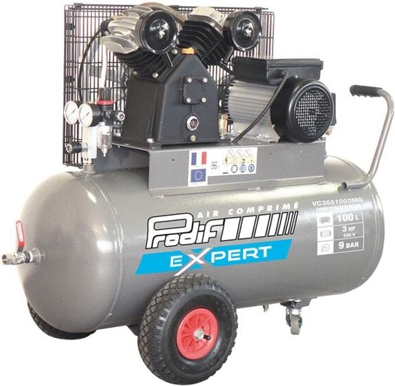 PRODIF 100-Liter-Kompressor 3 PS 9 bar - VC3551003MG