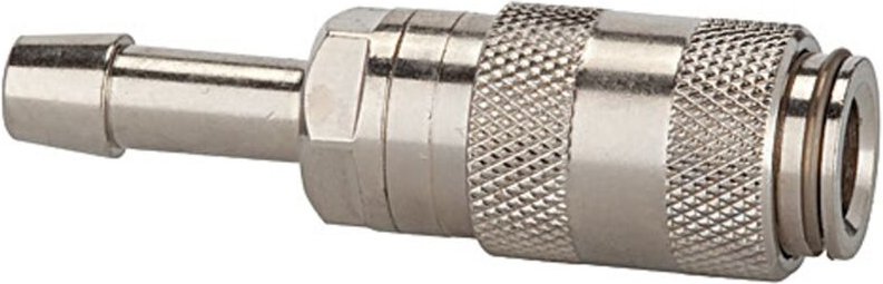 Schnellverschlusskupplung nw 2,7, Edelstahl 1.4305, Tülle lw 4 - Riegler