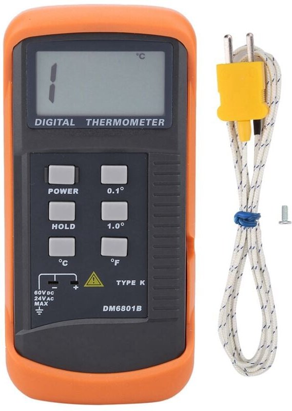 Thumbnail - Zoternen - Einkanal-Digital-Thermoelement-Sensor Typ k, Thermometer, Temperaturmessgerät -50-1300 °c