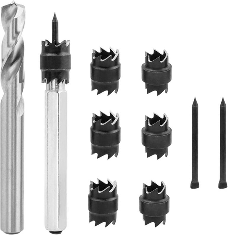 Thumbnail - Sollbry - Punktschweißbohrer, Punktschweißbohrer-Set, HSS-Schweißpunktbohrwerkzeug-Zubehör, Stahl-Schweißbohrer, Punktsc...