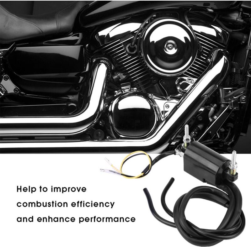 Kimiss Zündspule, Zündausgang, Ersatz für CB160 CB350 CB400 CB650 CB1000 Kawasaki YFM350 - Ej.life