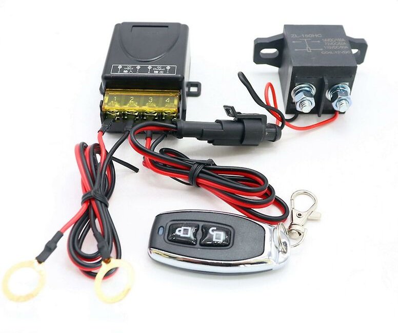 Woosien - Drahtloser 433 MHz Universal-Fernbedienungsschalter Dc 12 v 150 a Hochleistungs-Relais-Empfängermodul für ca