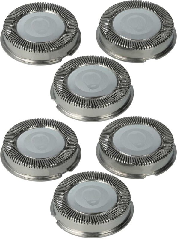 6x Ersatz-Scherköpfe kompatibel mit Philips HQ4625, HQ4630, HQ468, HQ4607, HQ4608, HQ4601, HQ4609, HQ4610 Elektrorasiere...
