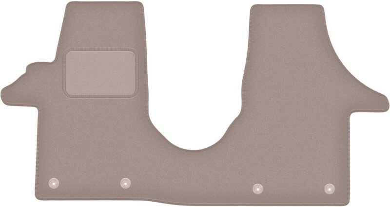 Beige Veloursmatten für: Volkswagen Transporter T5 Kastenwagen (2003-2015)