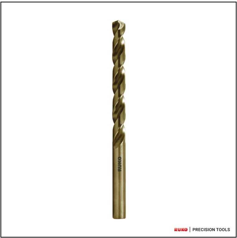 RUKO Spiralbohrer DIN 338 Typ VA HSS-Co5 Spirallänge 12mm 10 Stk