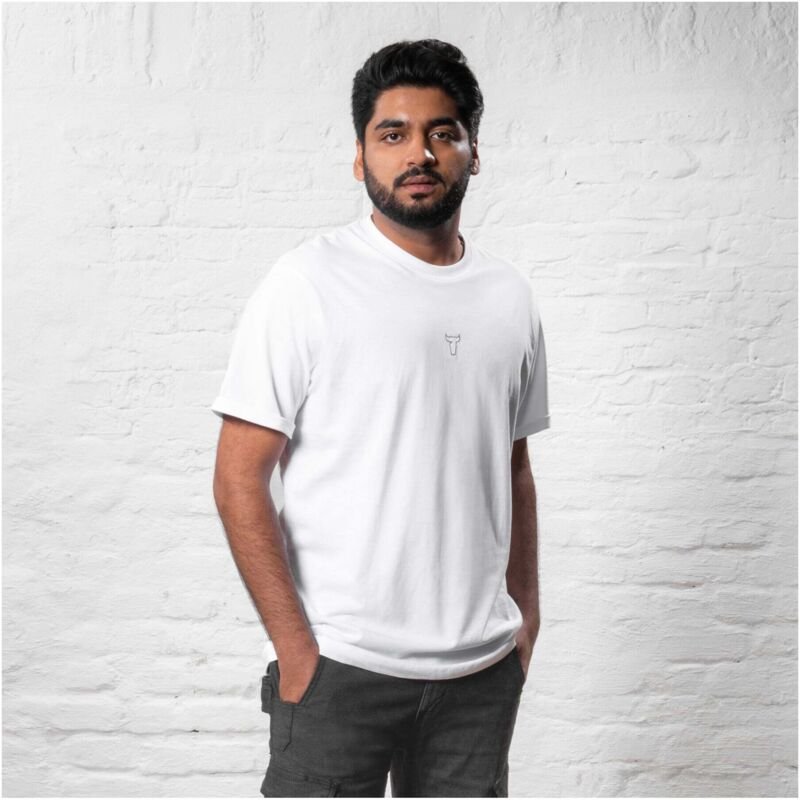 Thumbnail - STIER T-Shirt embro essential organic cotton M white