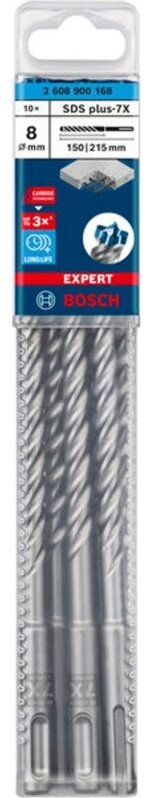 Professional Expert sds plus-7X Hammerbohrer, 8 x 150 x 215 mm, 10-tlg. (2608900168) - Bosch