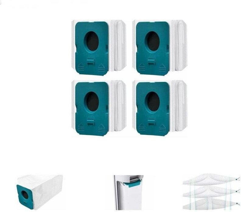 4 Stück VCA-ADB95 Staubsaugerbeutel für Samsung Bespoke Jet/für Bespoke Jet Pro Extra/Complete Extra/Complete/Complete -...
