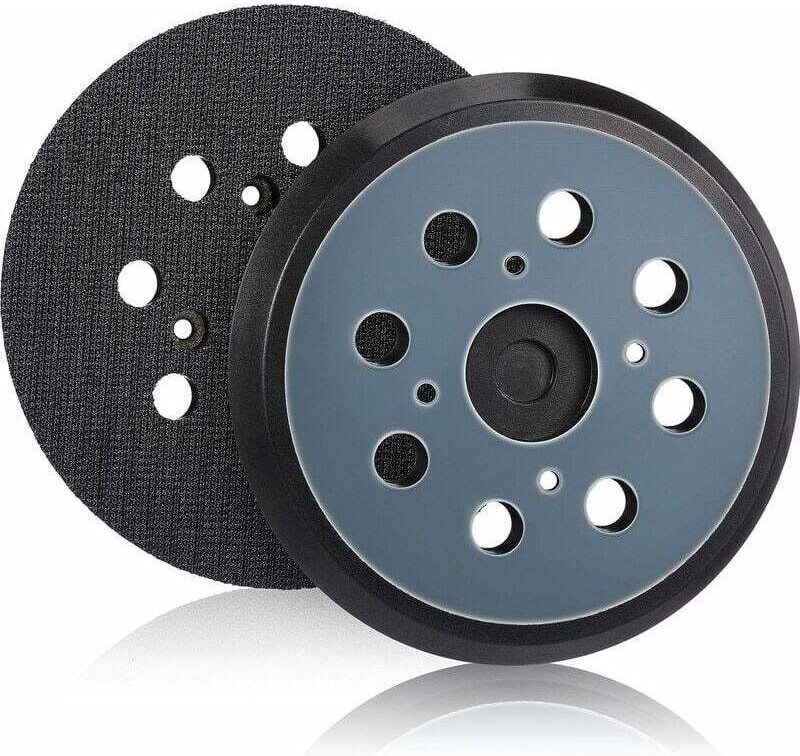 2 Stück 8-Loch-Exzenterschleifer-Ersatzpad, Klett-Schleifpad, kompatibel mit ryobi 30157001018