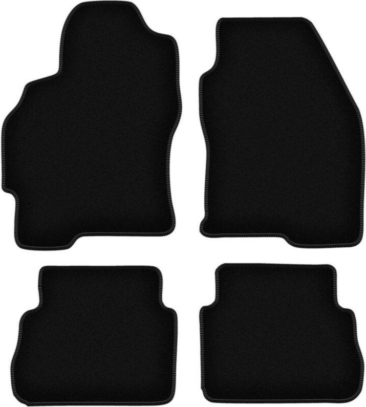 BASIC schwarze Veloursmatten für: Ford Mondeo MK2 Kombi, Limousine, Liftback, Fließheck (1996-2000)