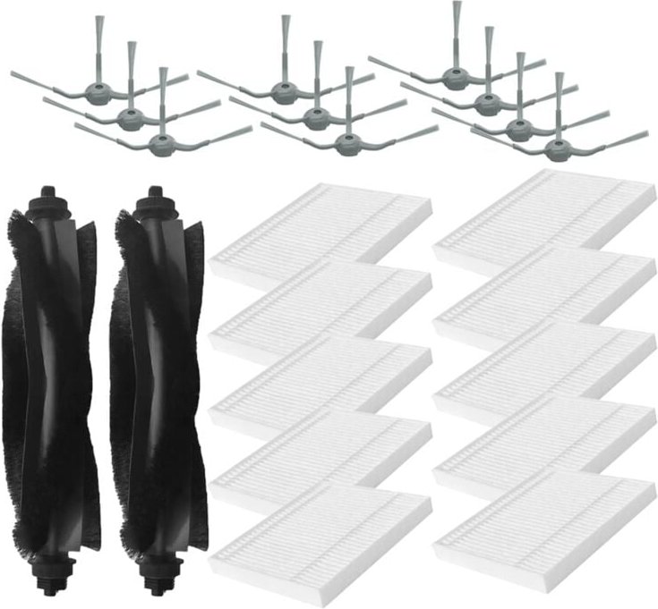 Thumbnail - Für Clean L50, L50, L60, L60 Hybrid Roller Seitenbürstenfilter