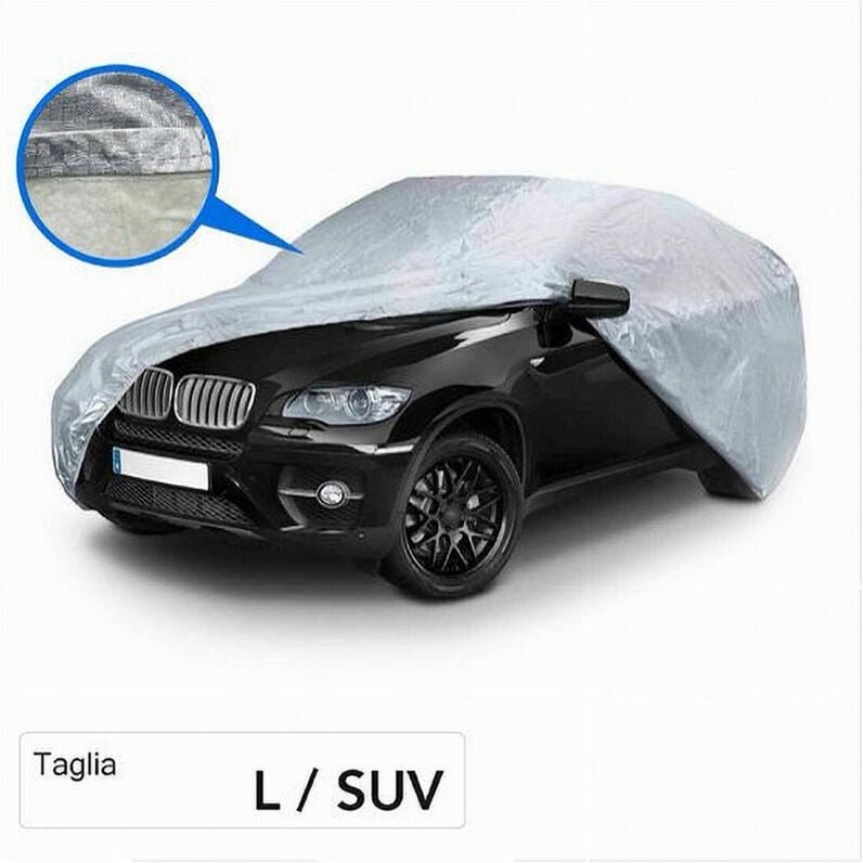 Thumbnail - Trade Shop - Wasserdichte Autoabdeckung, SUV-Abdeckung, schützt vor Sonne, Regen, Schnee und Schmutz, Größe l, cop-suv-l...