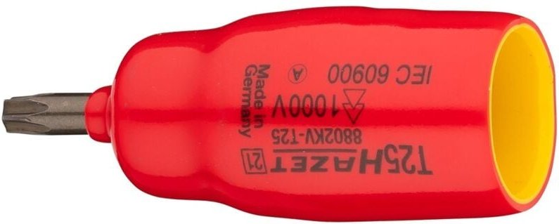 Hazet Schraubendreher-Steckschlüsseleinsatz, Vierkant hohl 10 mm (3/8), Innen TORX Profil, T25, kurz