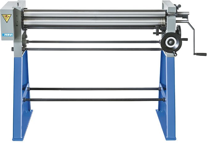 Manueller 3-Walzen-Kalander fur 1000x2 mm Blech Fervi c022/100