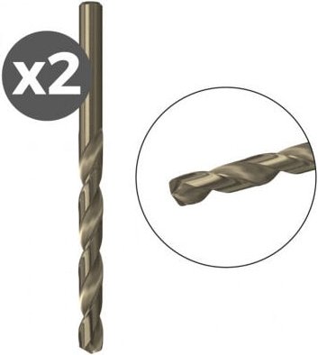 Fischer - Pack 2 Metallbohrer hss-co 4,0x43/75 / 2k 530498