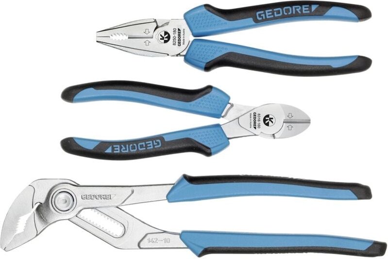 Zangen-Satz 3-tlg., Nr. s 8303 jc - Gedore