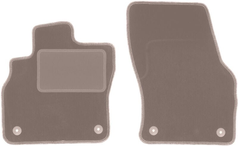 Beige Vordermatten für: Audi Q3 II F3 SUV (2018-)