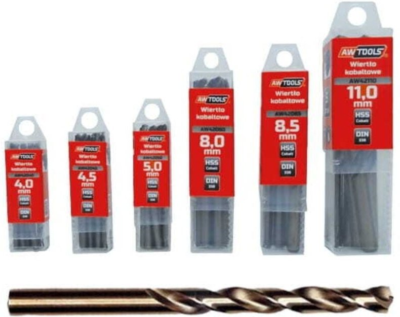 AWTOOLS BOHRER METALL KOBALT 4,5mm/10Stk.