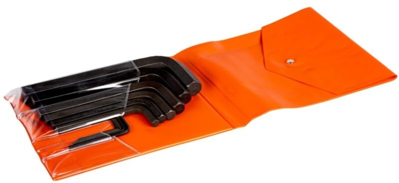 Bahco Sechskant-Winkelschraubendreher-Satz, metrisch, phosphatiert 2-22 mm - 15-tlg.