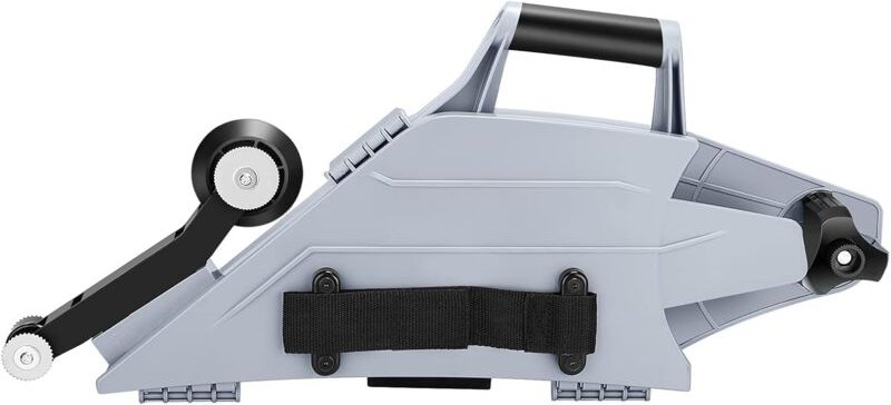 Graues Banjo-Trockenbau-Klebewerkzeug mit umkehrbarem Rollenrad für Innenecken – Bausatz für Trockenbau-Dichtungsfugen –...