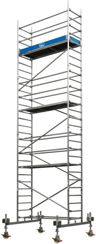 Iller Fahrgerüst mit Fahrbalken 2,20x0,75m und 150mm Rollen nicht spindelbar 8,25m AH