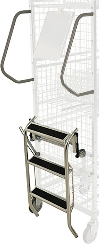 Kongamek Leiter, verzinkt 540x450x650mm als Zubehör für Kommissionierwagen Modul 300