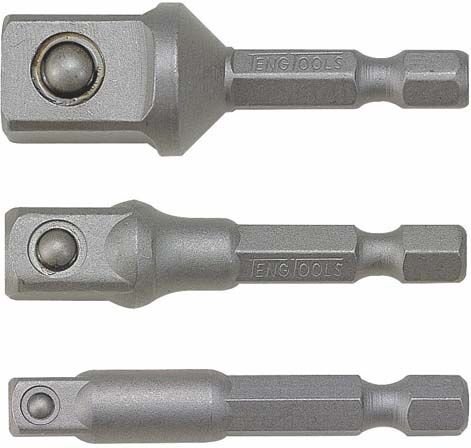 Adapter, 1/4 Sechskant auf Vierkant, 1/4 Tengtools ACCSDA1414