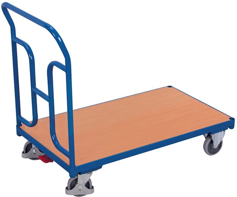 VARIOfit Schiebebügelwagen 250kg Tragkraft mit gebogenen Rohren 880x500mm