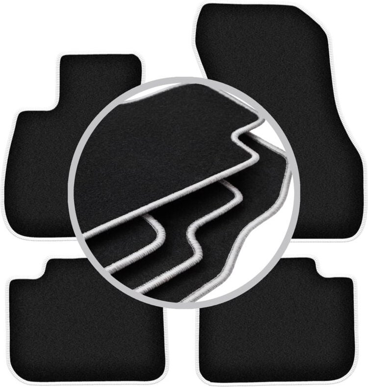 CARLUX-SILVER Autofußmatten für: BMW X2 F39 SUV (2018-)