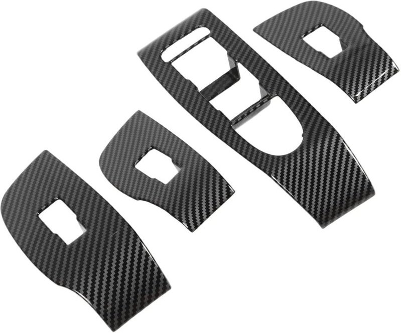 4PCs Tür Fenster Schalter Verkleidung Kohle Faser Stil Ersatz für 3 Schrägheck 3 Limousine CX30