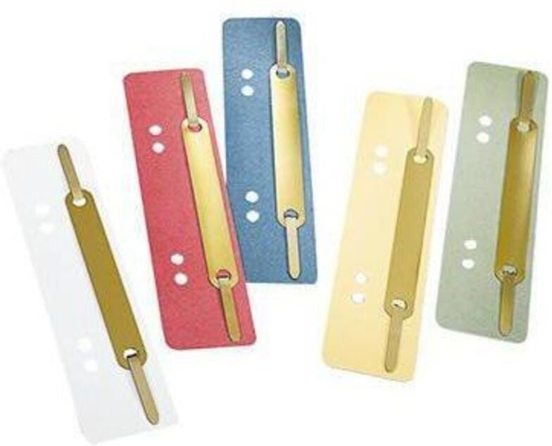 Soennecken - Heftstreifen 3,4 x 15 cm (b x h) 250g/m² Recyclingkarton je 50 x rot blau grün je 25 x gelb weiß 200 St./Pa...