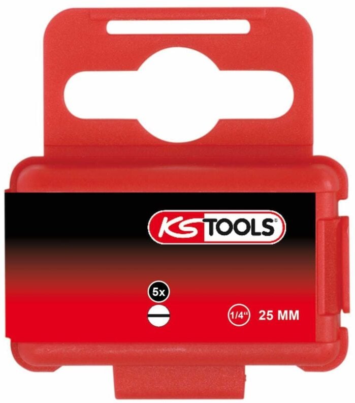 1/4' Bit Schlitz, 25mm, 7mm, 5er Pack