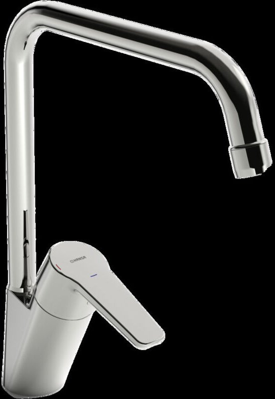 Polo Eco Küchenarmatur, 6 l/min., Ausladung 221mm, - Hansa