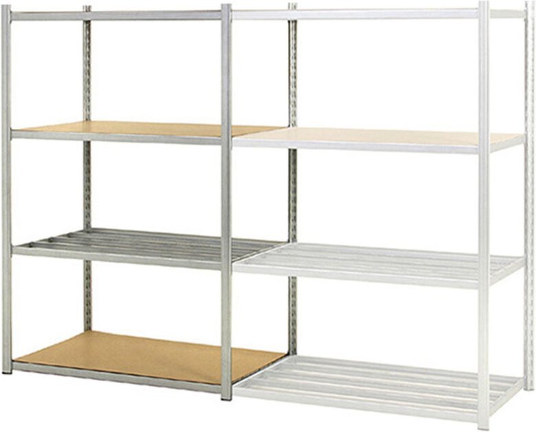 Regale für mittelschwere Lasten 4 Ebenen - Startmodul - 1760x1250x800mm - Max. Belastung pro Ebene 162kg/Ebene - RAYEPS/...