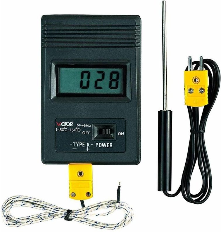 Fervi - tragbar thermometer digital temperaturmessgerät T054
