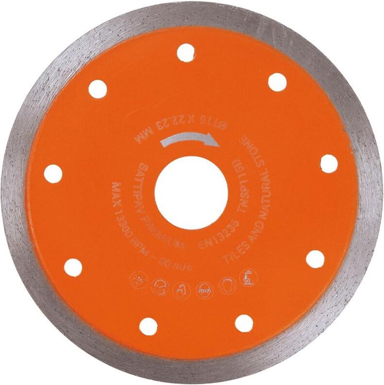 Battipav - Diamanttrennscheibe 115mm fur feinsteinzeug und keramik premium