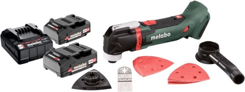 Metabo MT 18 LTX Akku Multitool 18 V OIS / Starlock + 2x Akku 2,0 Ah + Ladegerät