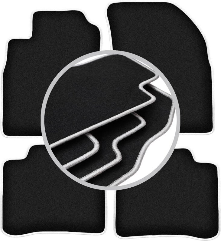 CARLUX-SILVER Autofußmatten für: Hyundai Sonata III Limousine (1999-2005)