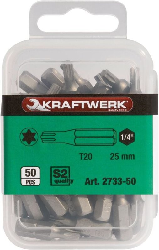 Kraftwerk - 1/4' tx bit 25 mm T15, 50 Stück