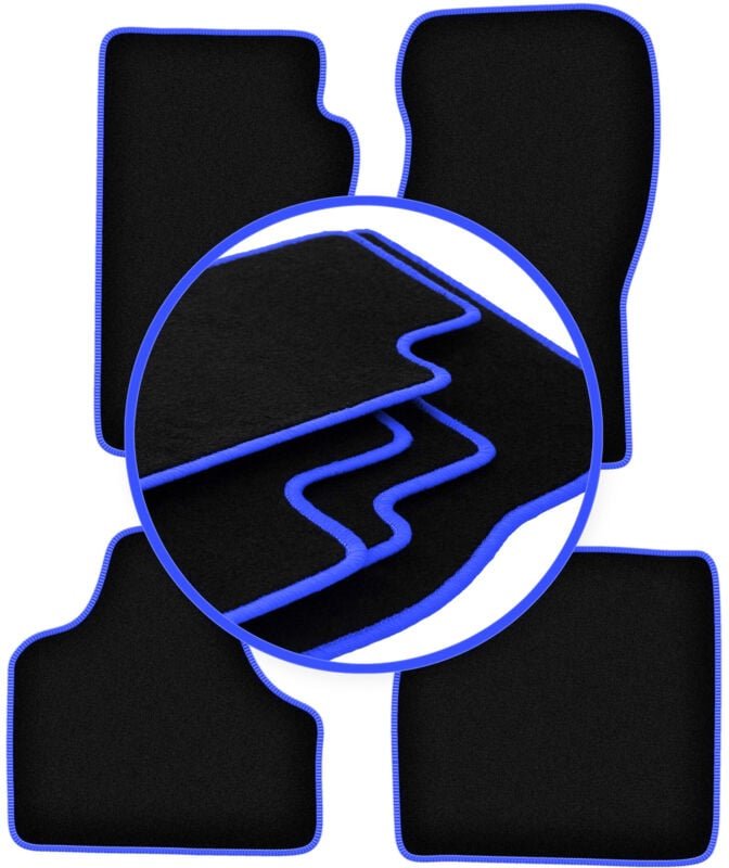 CARLUX-BLUE Autofußmatten für: Dodge Nitro SUV (2006-2011)