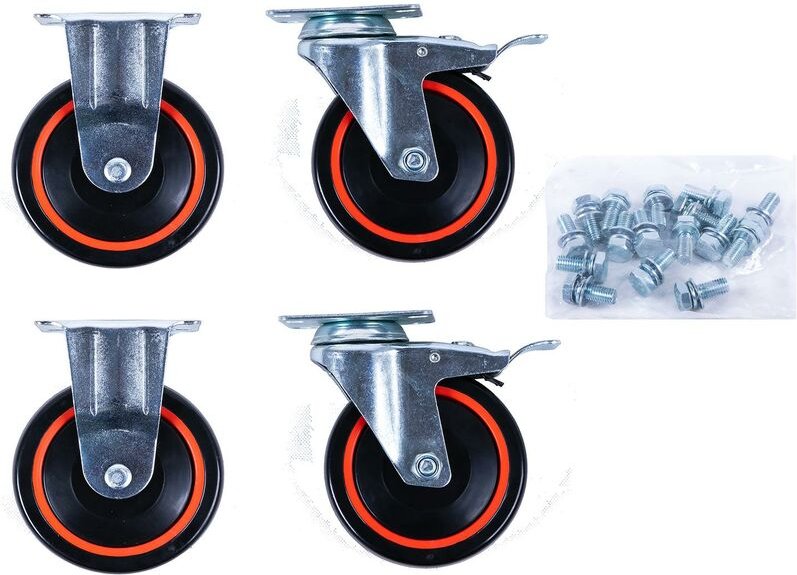 Rollenset 2 x Lenkrolle + 2 x Laufrolle