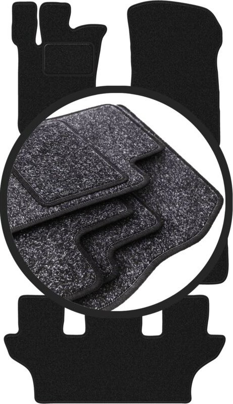 ANTHRA Autofußmatten für: Mercedes R251 / V251 7 Sitze (2005-2013)