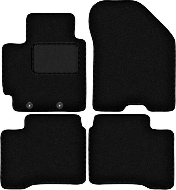Schwarze Veloursmatten für: Suzuki Swift VI Fließheck (2017-)