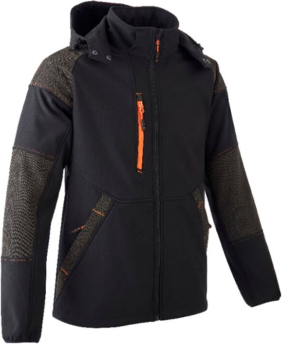 Softshell-Fleece-Jacke YUKI II - Schwarz S